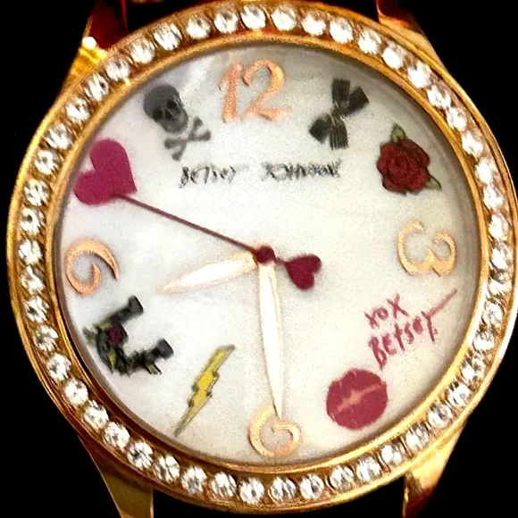 Betsey Johnson 50th Anniversary Floral Watch - Pink and Rose Gold - Picture 6 of 6